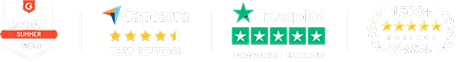 Rated highly on G2, Capterra, Trustpilot and 1500+ Reviews