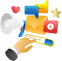 Media-outreach Icon